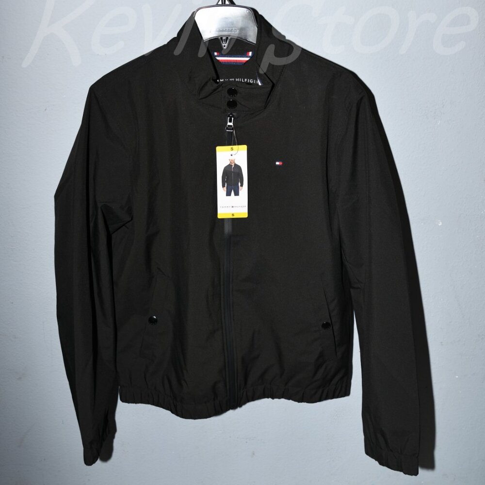 Tommy Hilfiger Men's Bomber Jacket-Black -‎ S